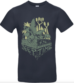 T-shirt Deep Time-Paleozoico-XS